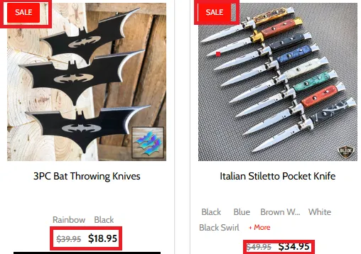 Megaknife 10% off offer